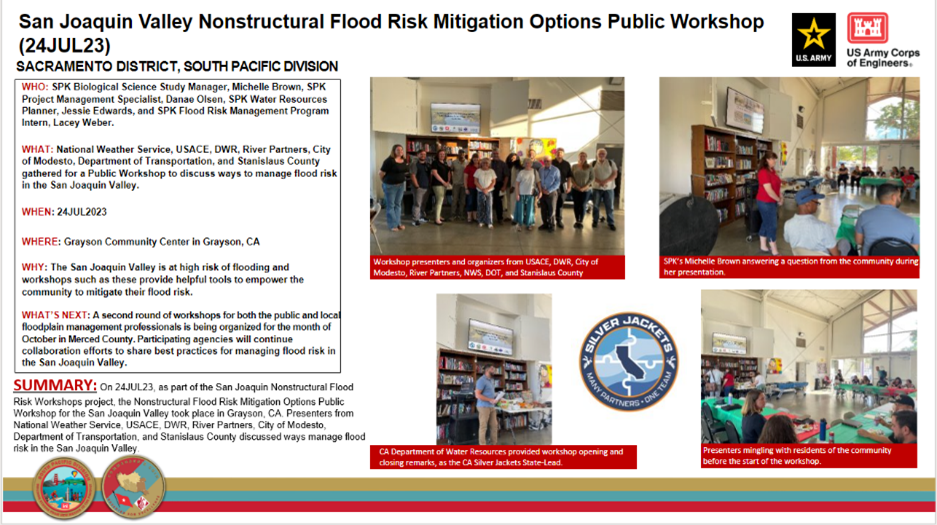 San Joaquin Valley Nonstructural Flood Risk Mitigation July 24 slide