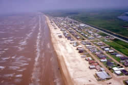 Holly Beach, west of Calcasieu Ship Channel Holly Beach, west of Calcasieu Ship Channel