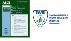 EWRI logo and Cover of Journal of Water Resources Planning and Management