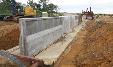 photo of Port Monmouth flood wall