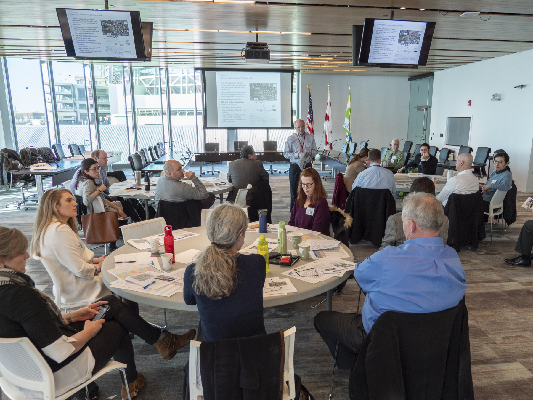 Photograph of the Federal Triangle Charrette from February 21, 2020