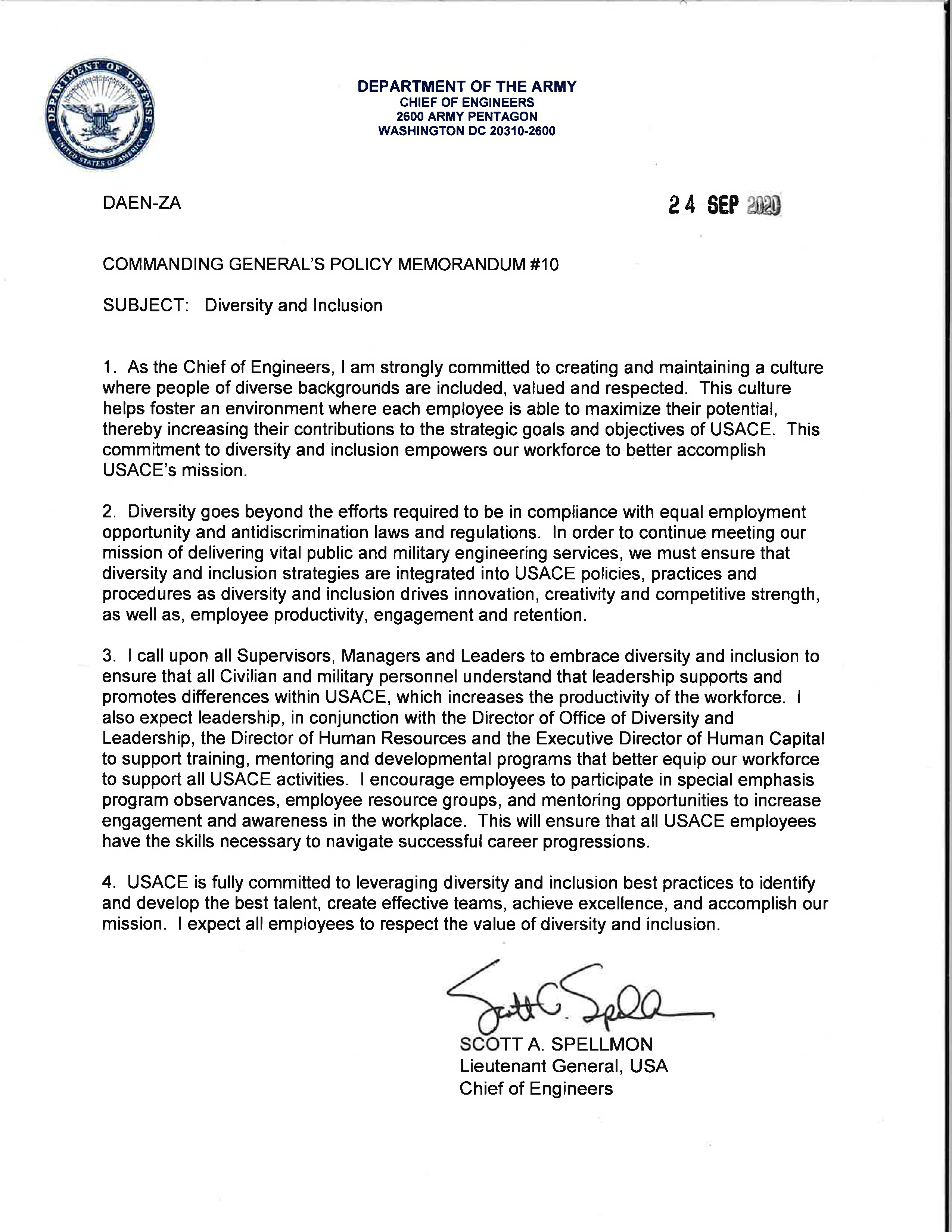 CG's Policy Notice Cover