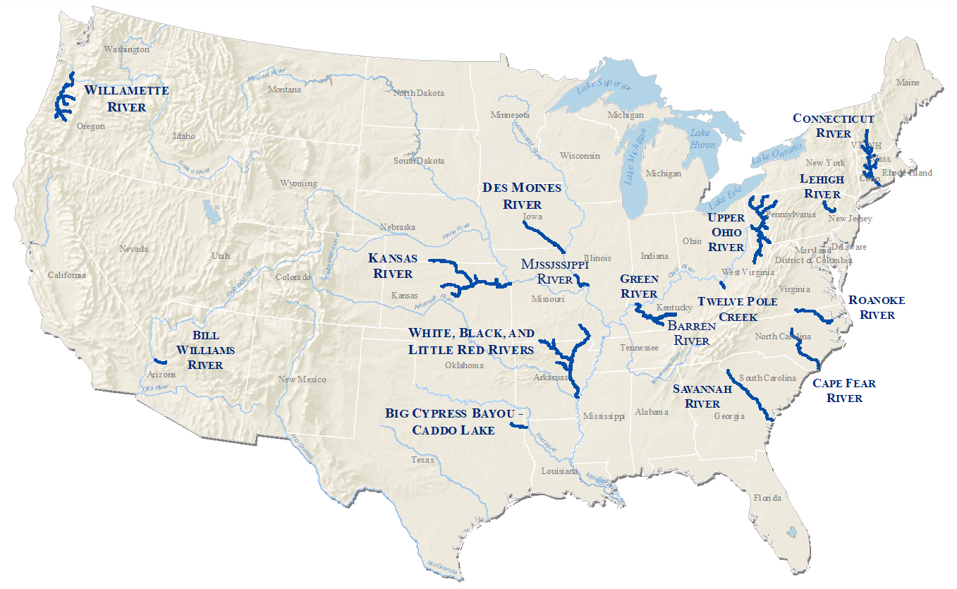 Sustainable Rivers Program Sites